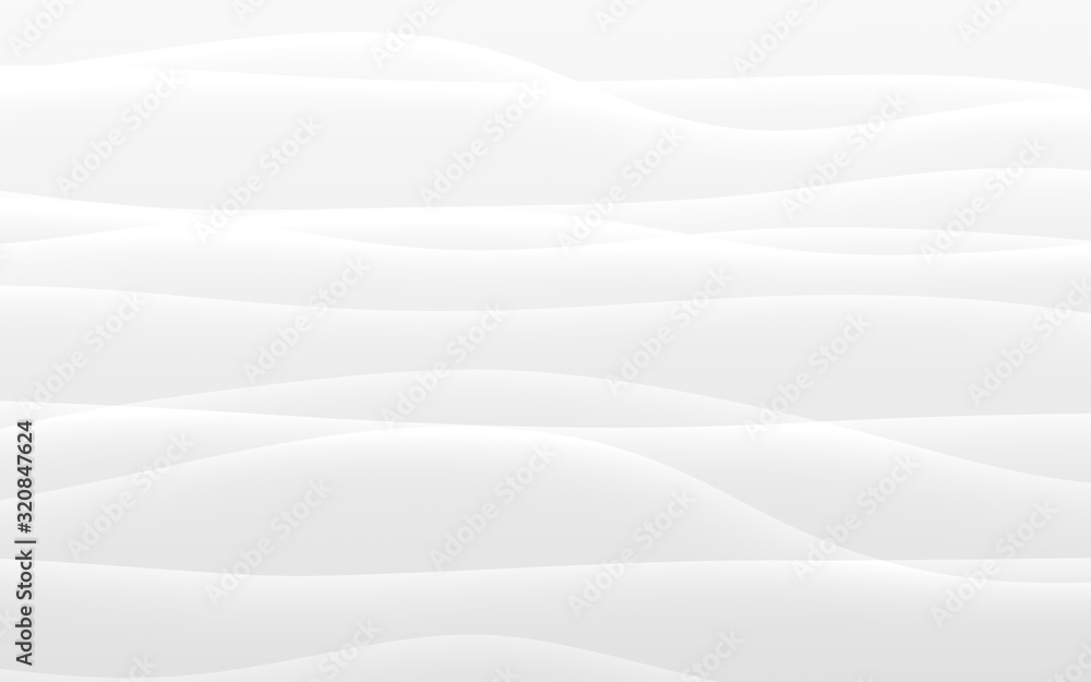 Obraz premium White gray curve wave line abstract background.