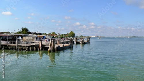 Venice canal, sunny day, boat ride, gondolas, main, italy europe ambulance boat photo