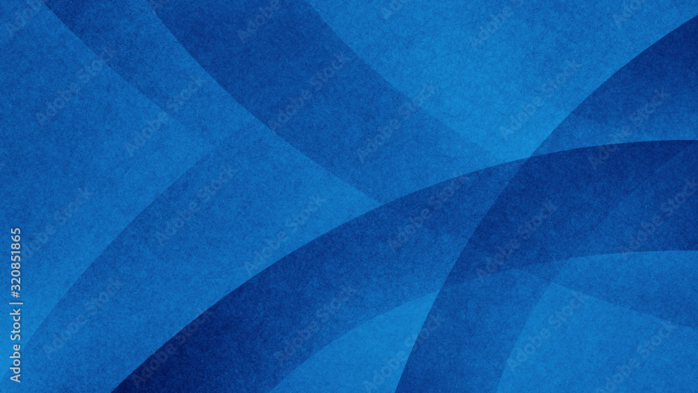Obraz Niebieskie i czarne tło tekstury abstrakcyjne z zakrzywionymi krzywymi i pasiastymi liniami lub kształtami wstążki ułożonymi warstwami w abstrakcyjny wzór tła w stylu nowoczesnej sztuki, teksturowane tło