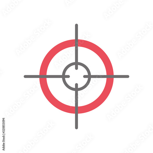 target military force isolated icon