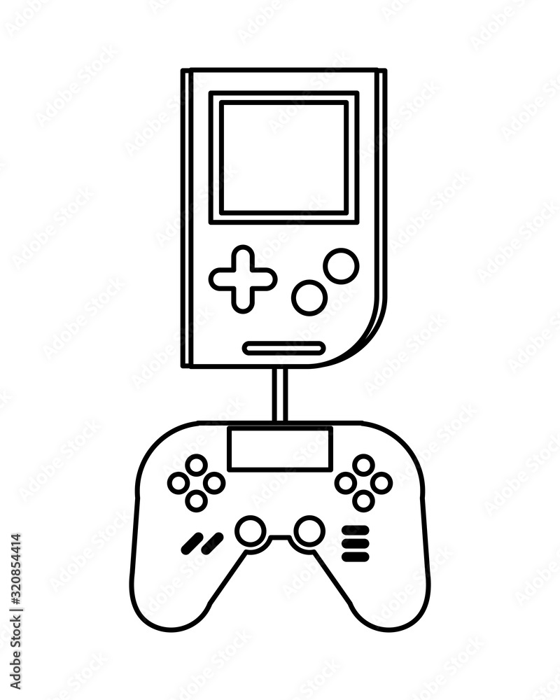 video game portable with control video game portable with control
