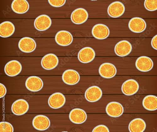 fresh oranges citrus fruits pattern
