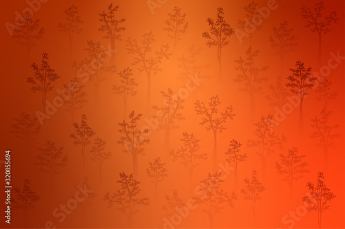 Fire Forest pattern as wallpaper Australia fire forest concept vector background
