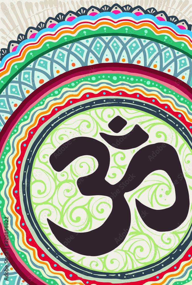 Om Kara The Hinduism God Symbol Om Kara The Hinduism God Symbol