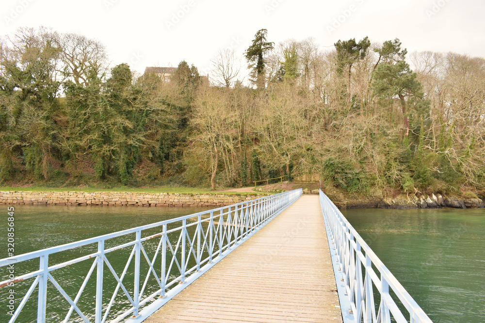 Obraz premium Douarnenez dans le Finistère le Port Rhu et son musée
