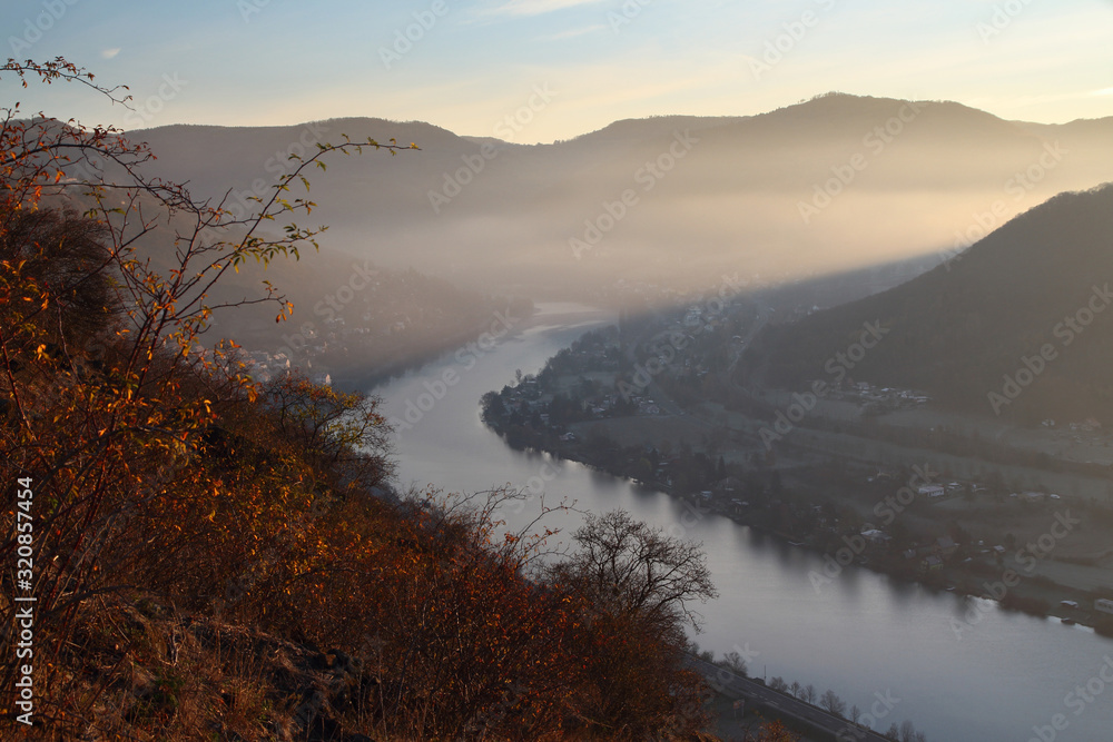 Fototapeta premium Labe river valley
