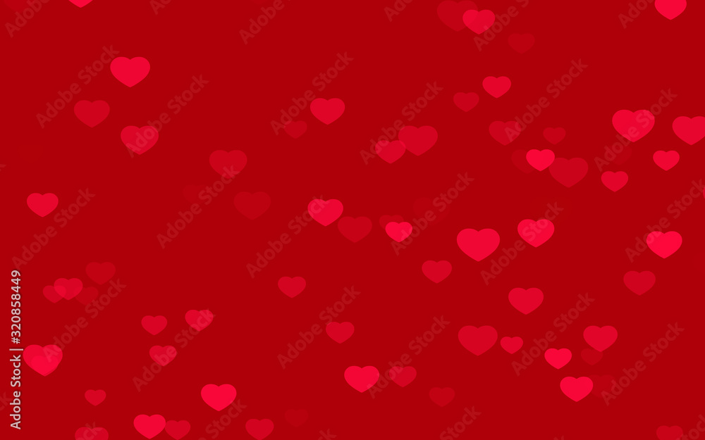 Valentine day red hearts with red background. Valentine day red hearts with red background.