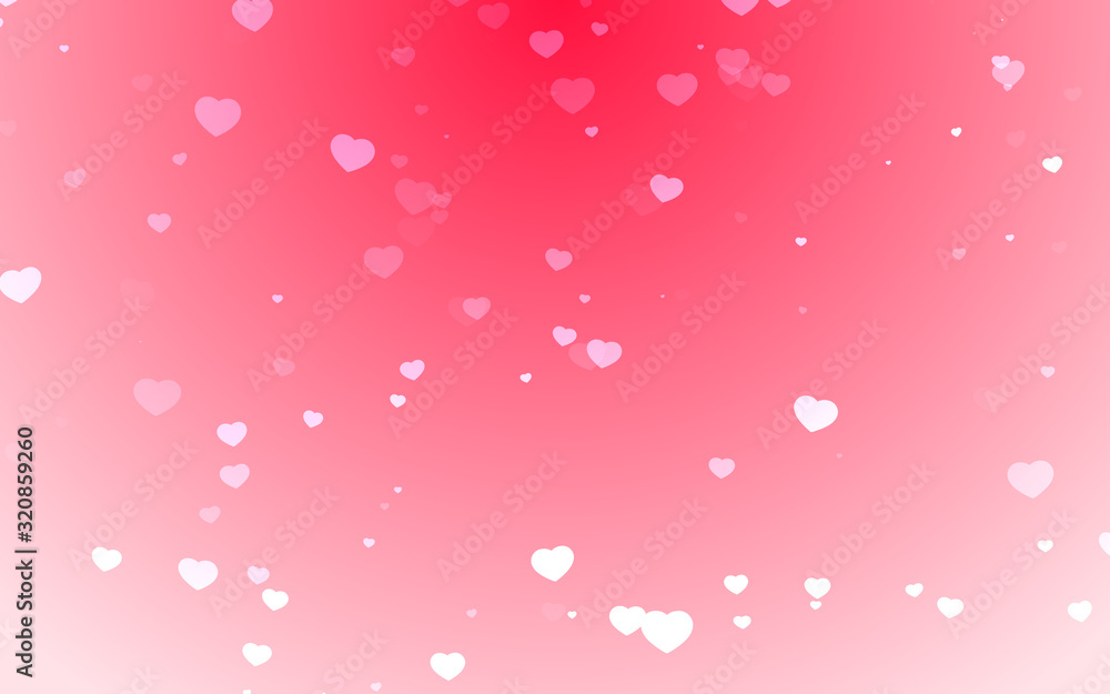 Valentine day white hearts on pink background. Valentine day white hearts on pink background.