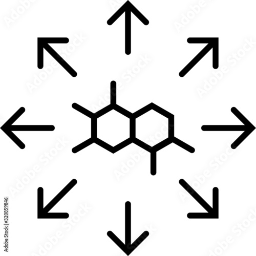 Separation process icon