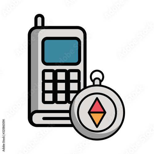 communicator radio military force with compass