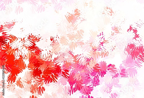 Light Pink, Red vector pattern with sharp lines.