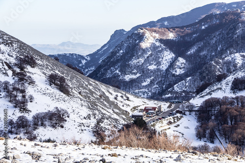 Paesaggio invernale delle Madonie in Sicilia