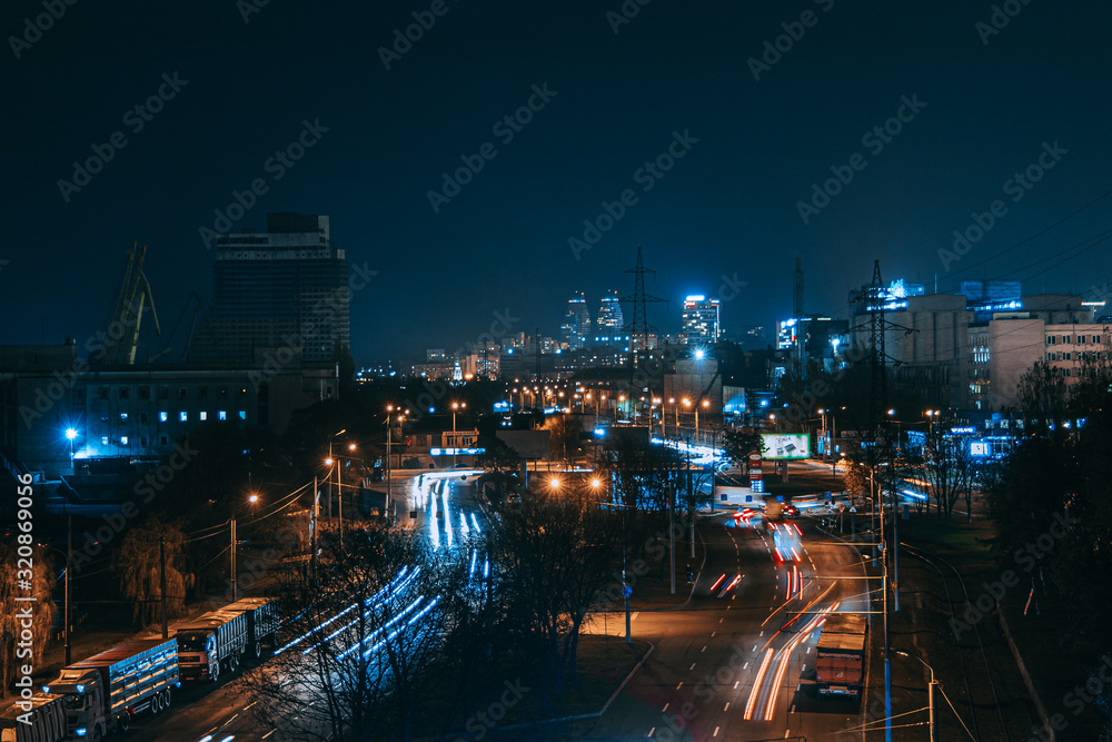 ночной город,  night city