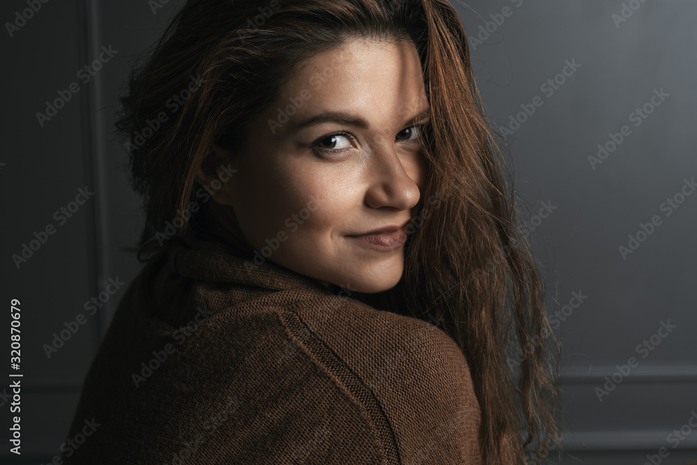 Portrait of wonderful young woman Portrait of wonderful young woman