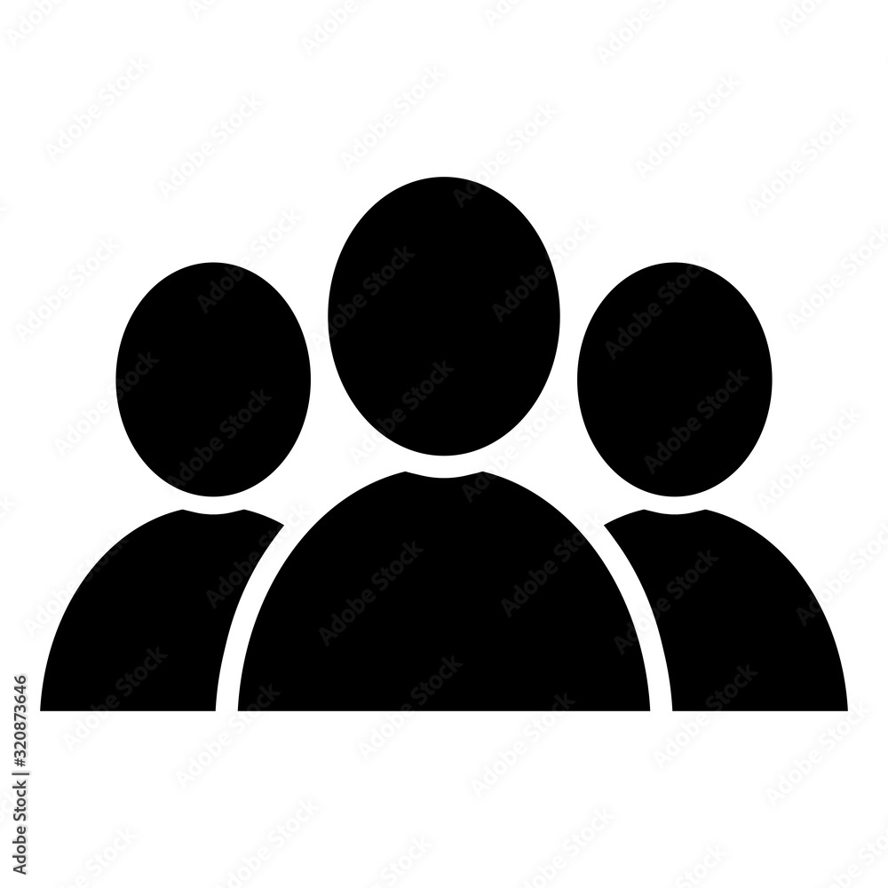 gz710 GrafikZeichnung - german - 3 Menschen Symbol. - english - three people icon. - simple template - button. - square xxl g9006 gz710 GrafikZeichnung - german - 3 Menschen Symbol. - english - three people icon. - simple template - button. - square xxl g9006