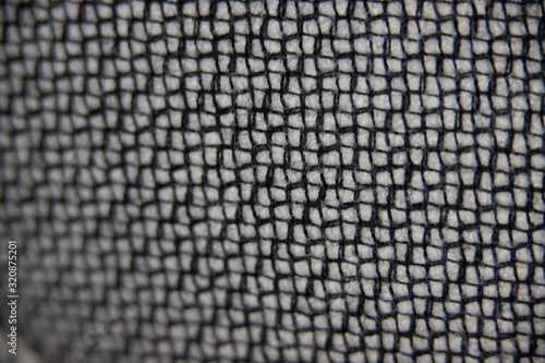Close up of weaved textile