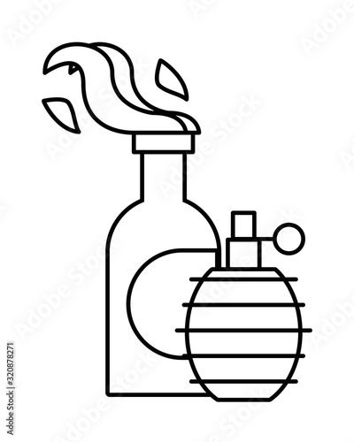 molotov bomb military force isolated icon