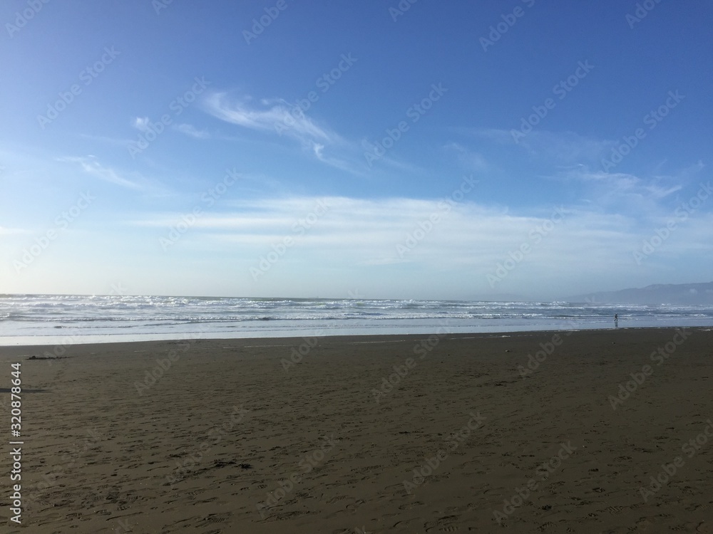 sea and blue sky