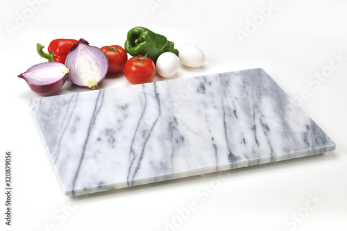 The portrait of Kitchenware Marble cutting board