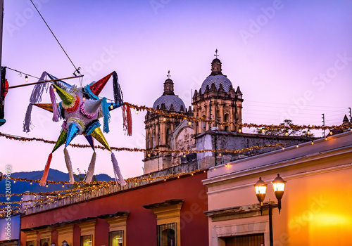 Colorful Mexican Pinata Street Santa Domingo Guzman Oaxaca Mexico