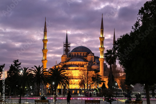 Sultanahmet Blue Mosque in Istanbul, Turkey