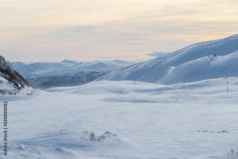 Landscape around Tromso, Norway