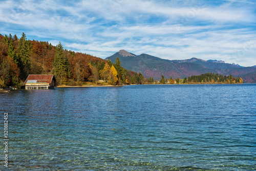 Der Walchensee in Bayern