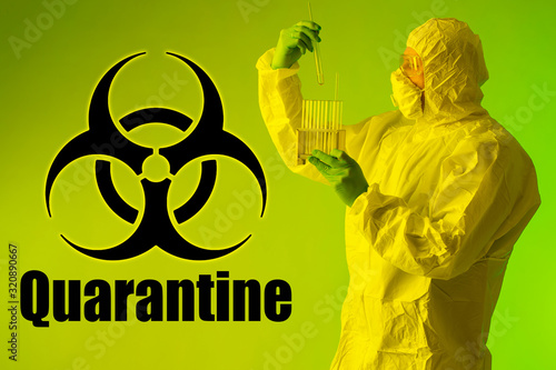 Biohazard sign, quarantine ...