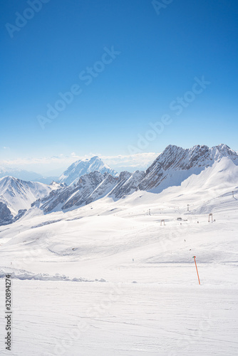 Alpen Schnee Zugspitze Ski Winter © Matthias