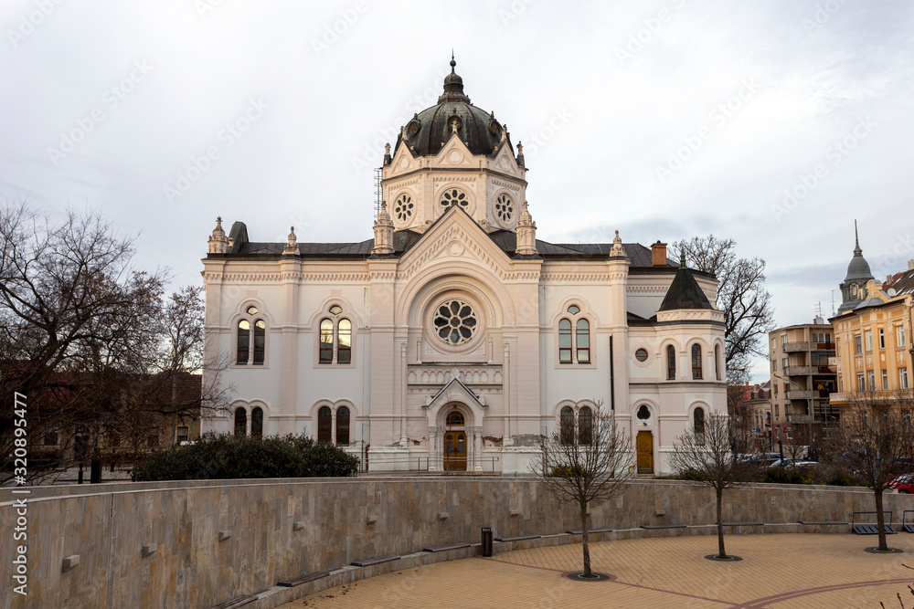 The old Synagogue in Szolnok, Hungary