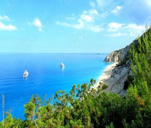 small island in the greek sea