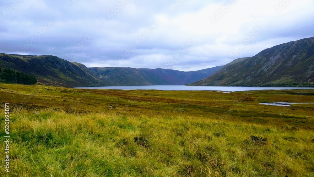Loch lee in the highlands