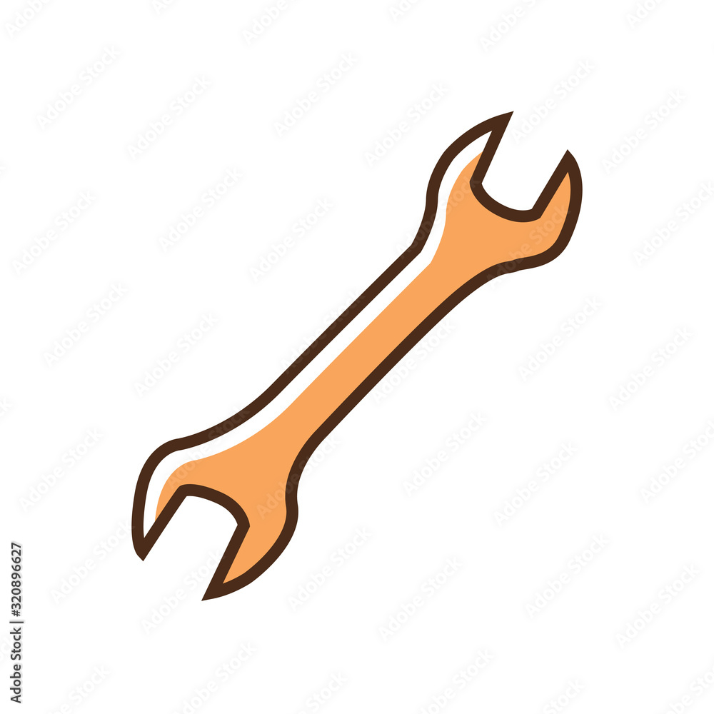 Color icon wrench Color icon wrench