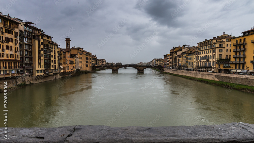 Firenze soto la pioggia - Ponte Vecchio - Marzo 25 2015