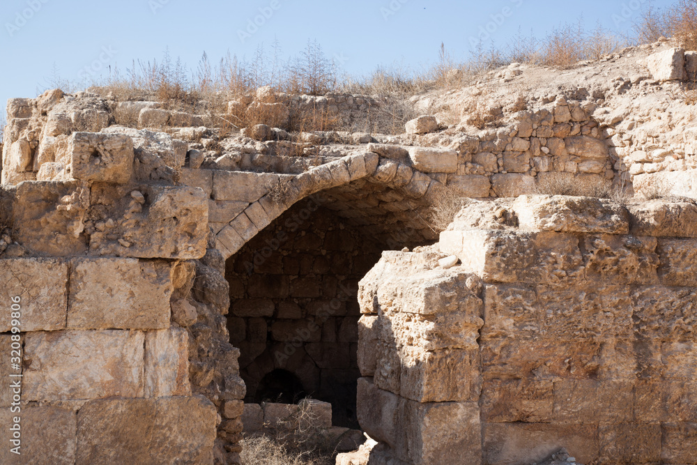Old Roman Ruins in Israel
