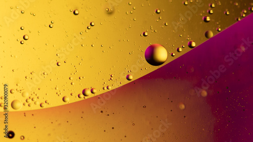 Yellow Red Oil Drops