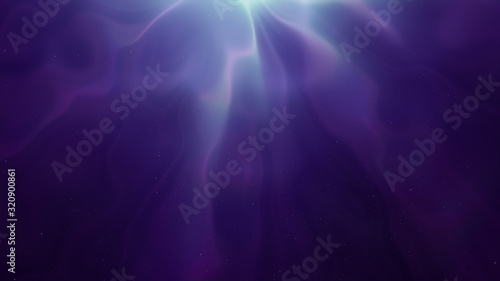 Northern lights. Abstract background. Light effects. Neon glow. Violet and blue color.