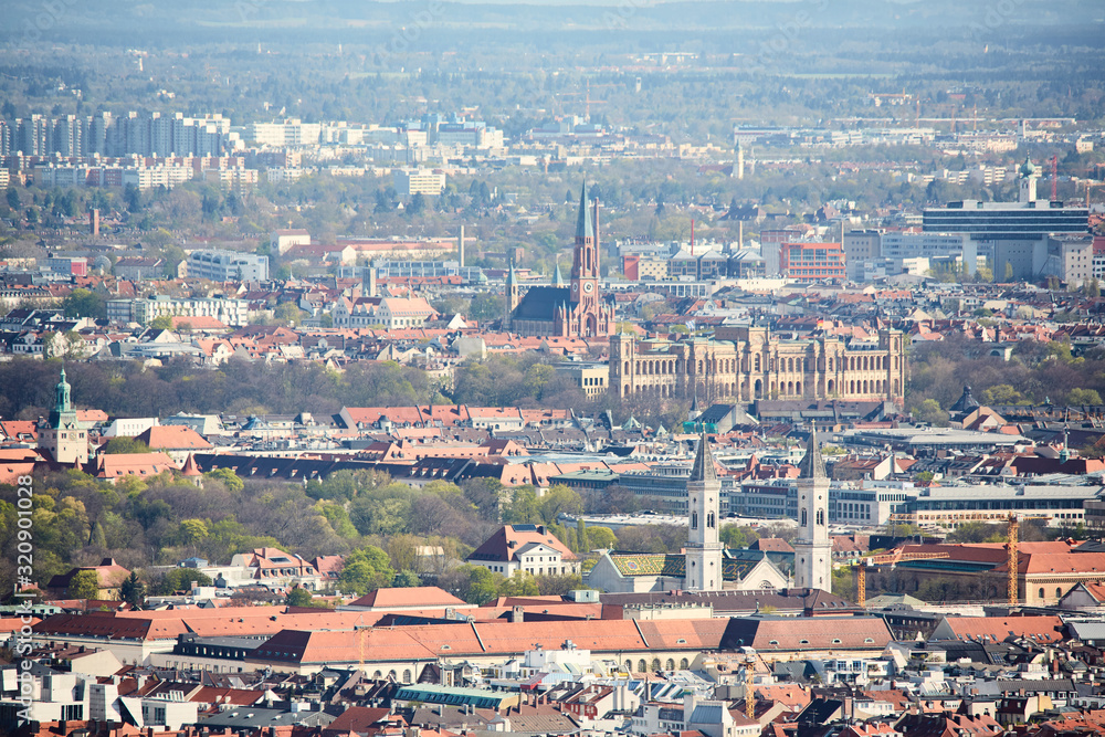 Munich aerial view