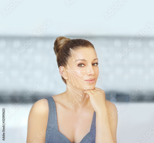 Obraz na plátně Thread Lift ,markup