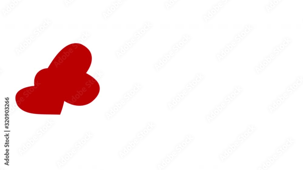 Abstract falling macro hearts, art video illustration. Abstract falling macro hearts, art video illustration.