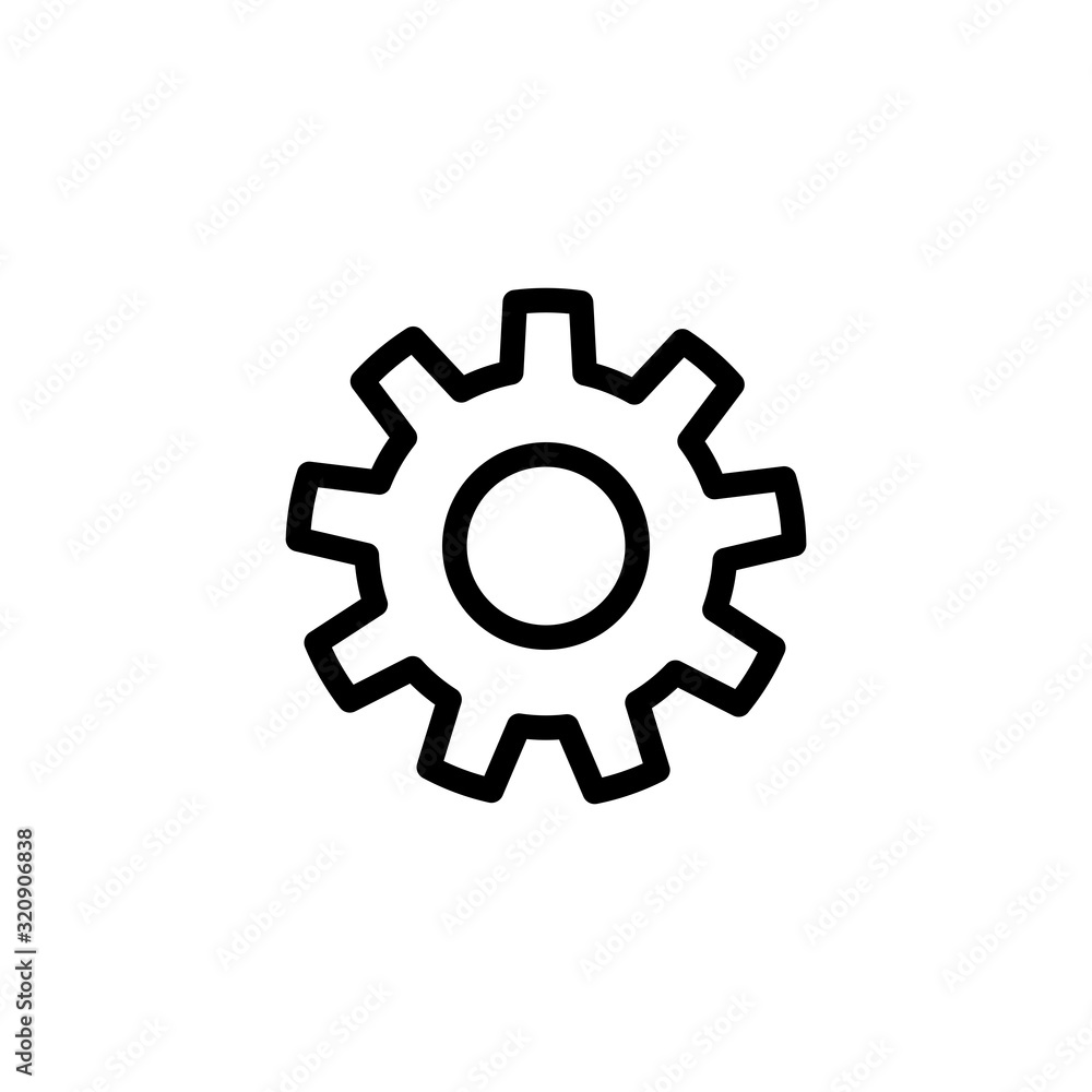 Vector gear icon design