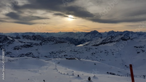 winter in the mountains