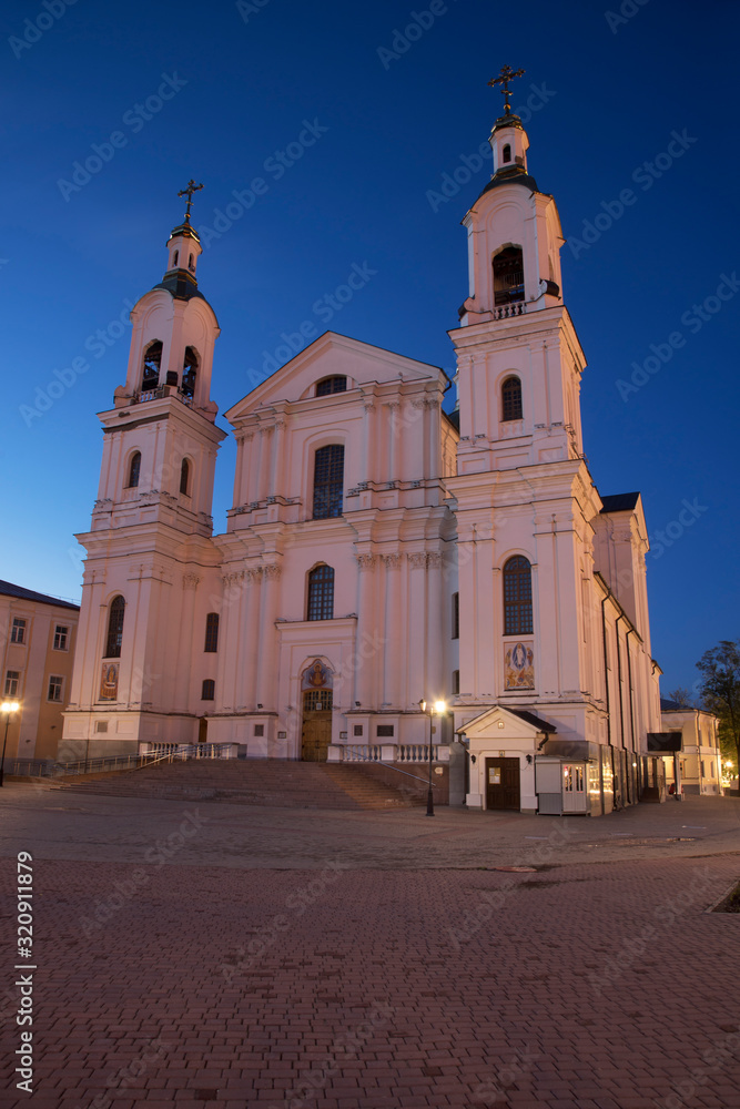 Cathedral of Dormition - Assumption cathedral in Vitebsk. Belarus