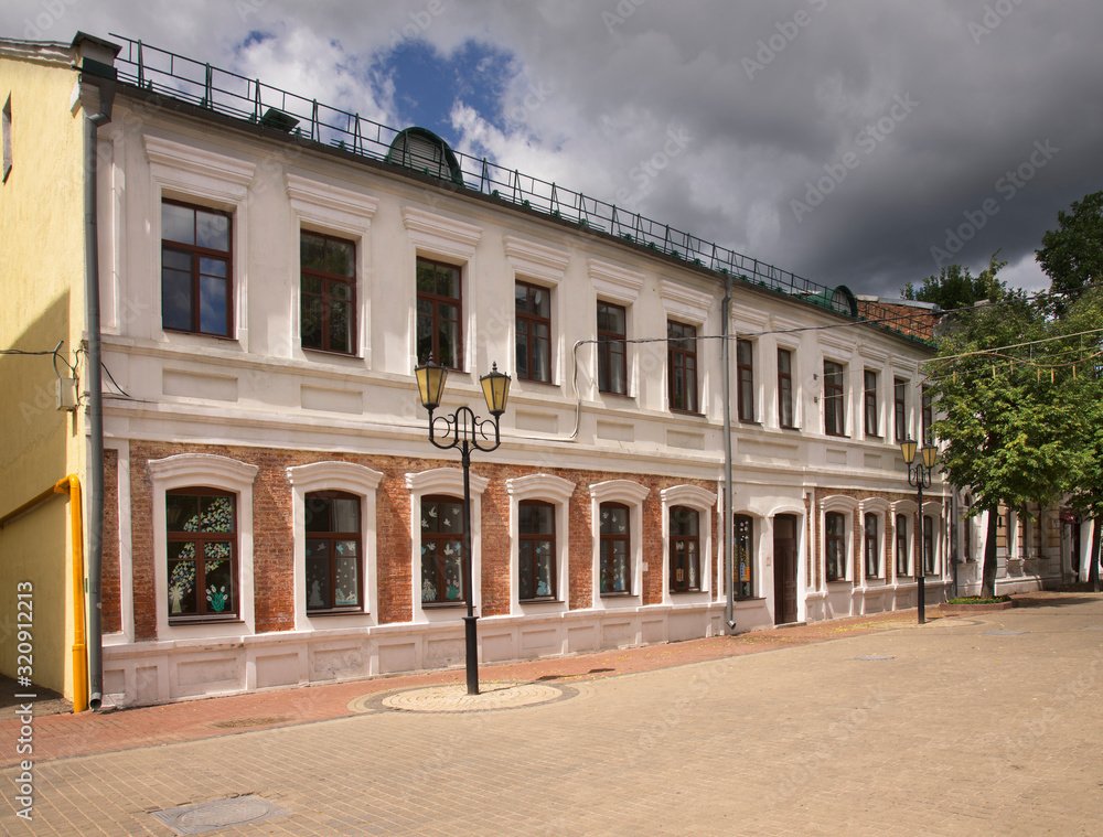 Suvorov street in Vitebsk. Belarus