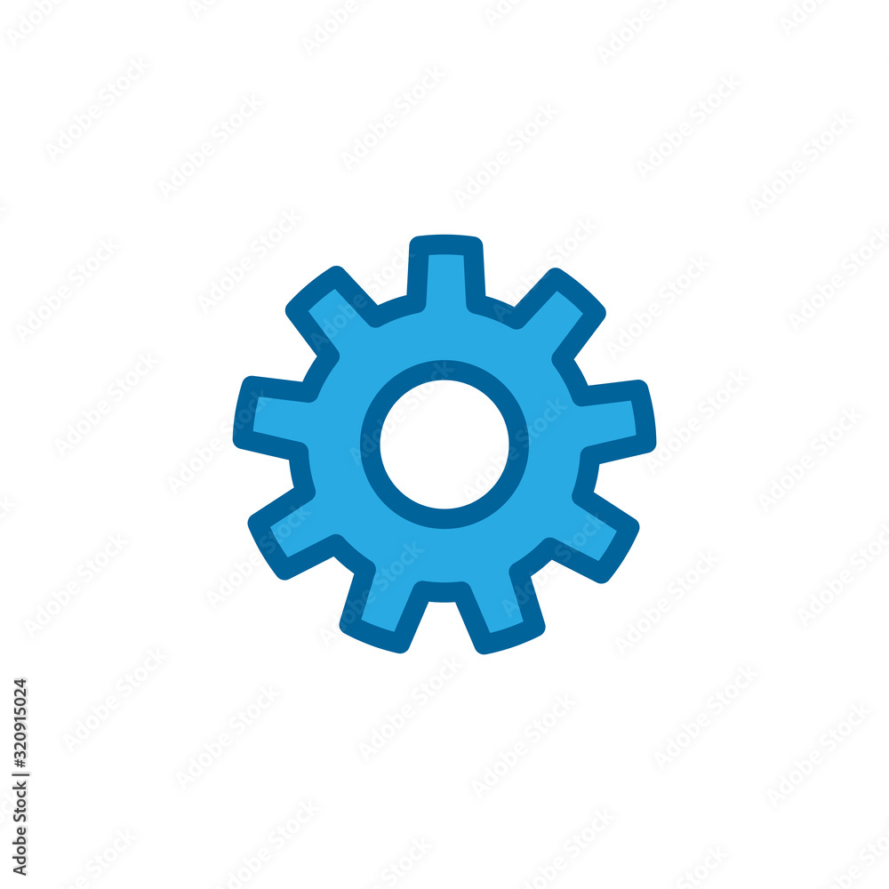 Vector Gear icon design Vector Gear icon design