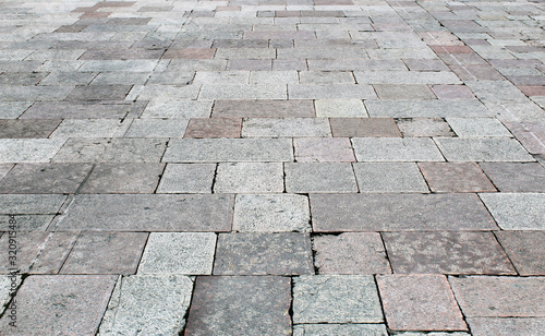 Natural stone floor tiles (squares and rectangles) texture