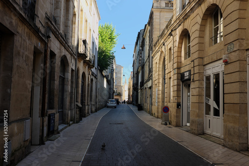 Bordeaux  France - April 26  Capture photo of the street on April 26  2017 in Bordeaux  France.