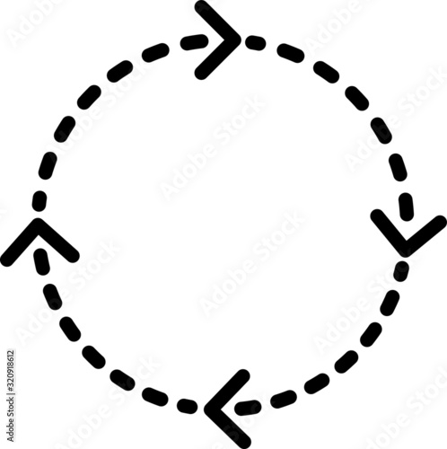 Sequential process icon
