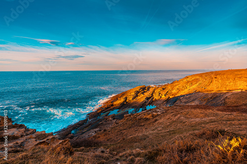 Beautiful coast of Mount Jaizkibel. Basque Country