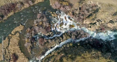 Cline Falls on the Deschutes River in Redmond Oregon, Bend 